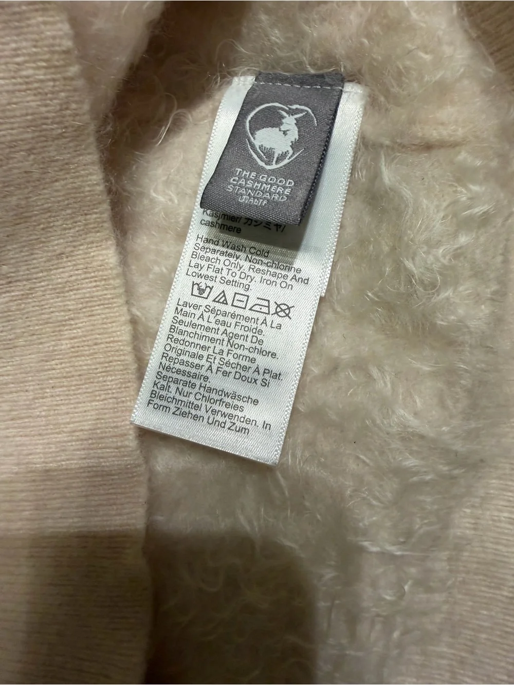 J.Crew Brushed cashmere relaxed V-neck sweater cream fits S warm quiet luxury